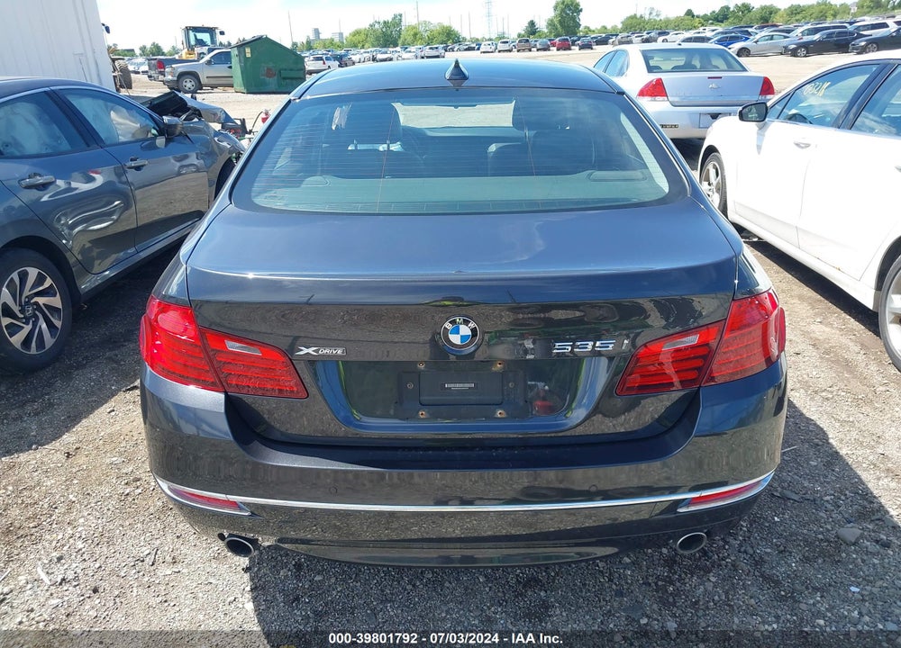 2016 BMW 535I XDRIVE VIN: WBA5B3C55GG255525