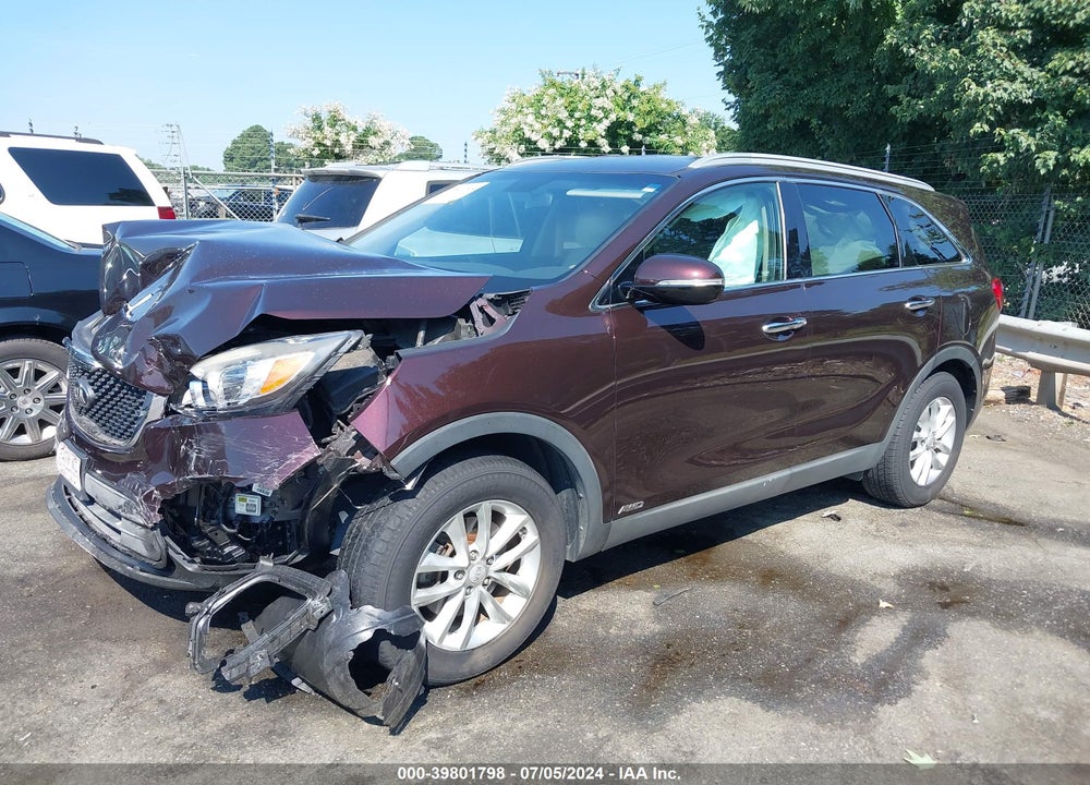 2016 KIA SORENTO 2.4L LX VIN: 5XYPGDA35GG051217