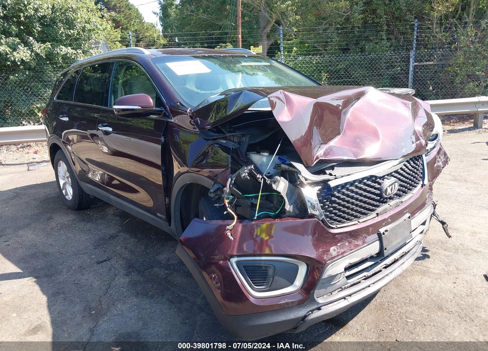 2016 KIA SORENTO 2.4L LX VIN: 5XYPGDA35GG051217