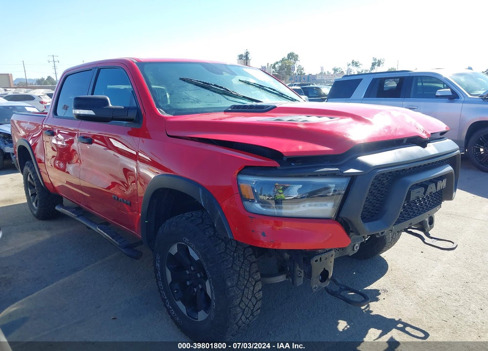 2022 RAM 1500 REBEL 4X4 5'7 BOX VIN: 1C6SRFLT0NN199592
