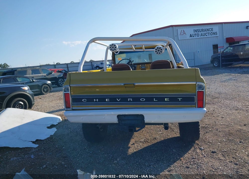 1972 CHEVY BLAZER K5 CST VIN: CKE182S158409