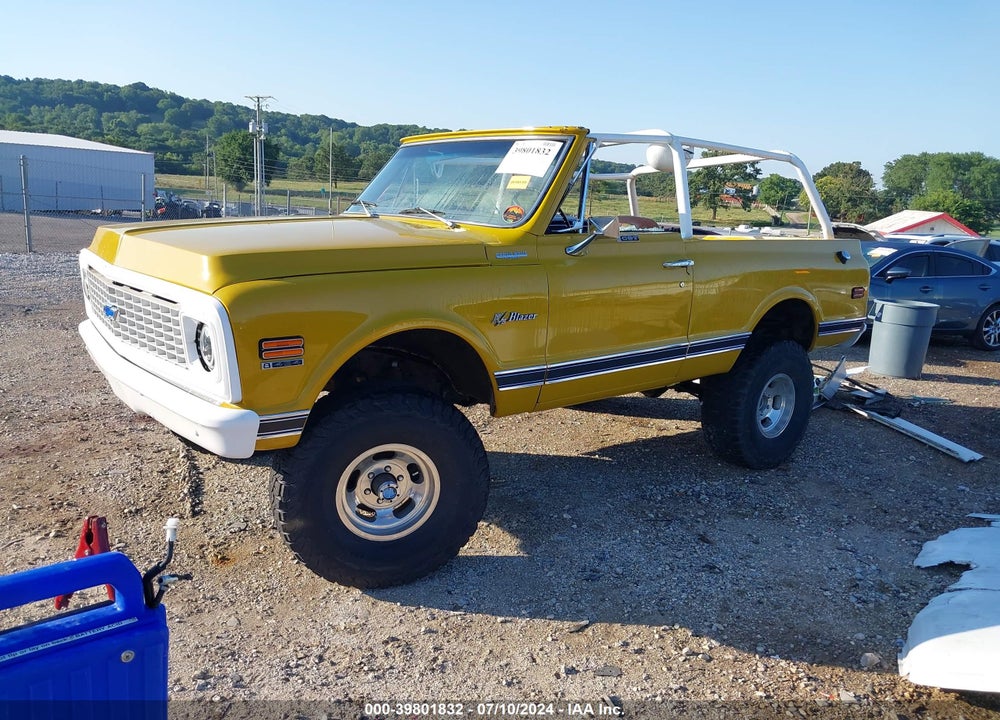 1972 CHEVY BLAZER K5 CST VIN: CKE182S158409