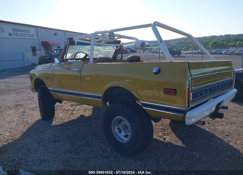 1972 CHEVY BLAZER K5 CST VIN: CKE182S158409