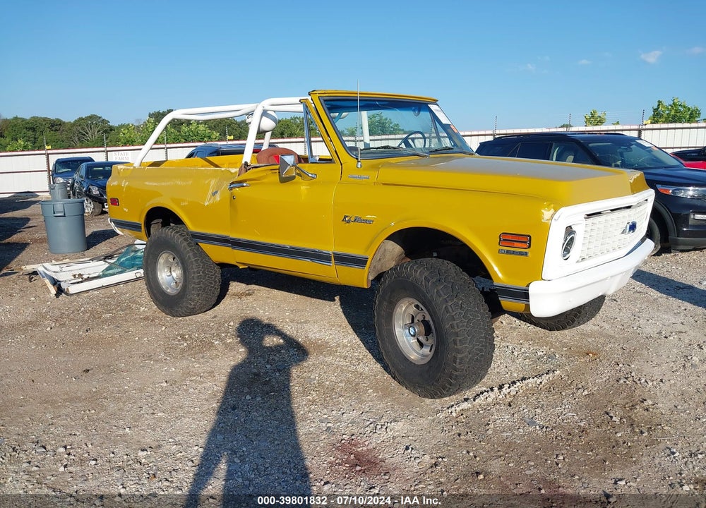 1972 CHEVY BLAZER K5 CST VIN: CKE182S158409