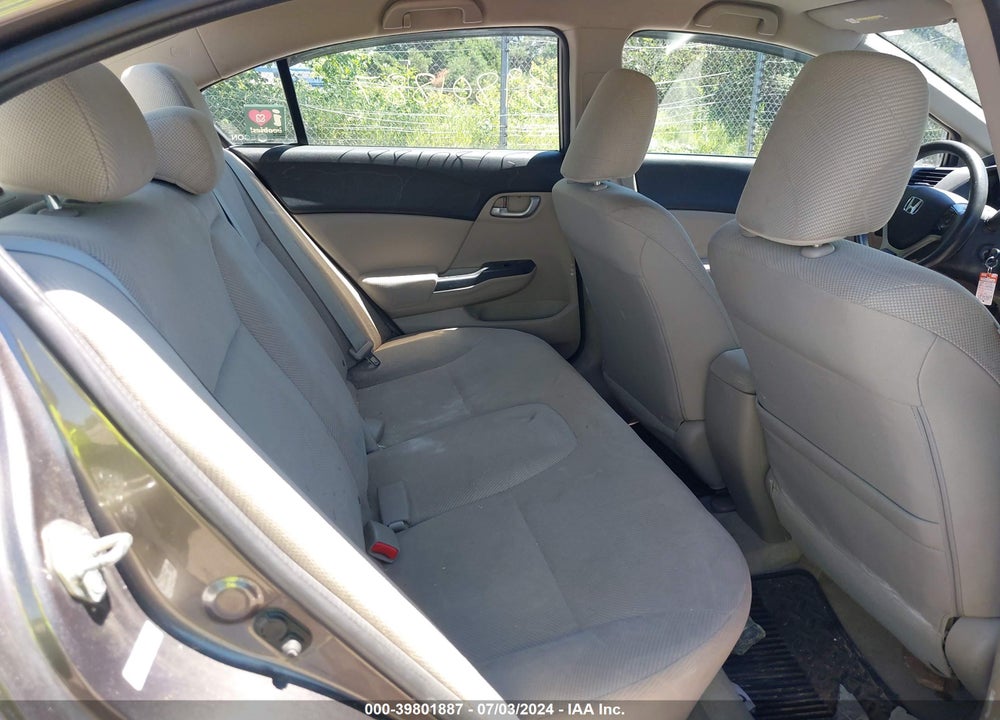 2012 HONDA CIVIC LX VIN: 19XFB2F58CE103701