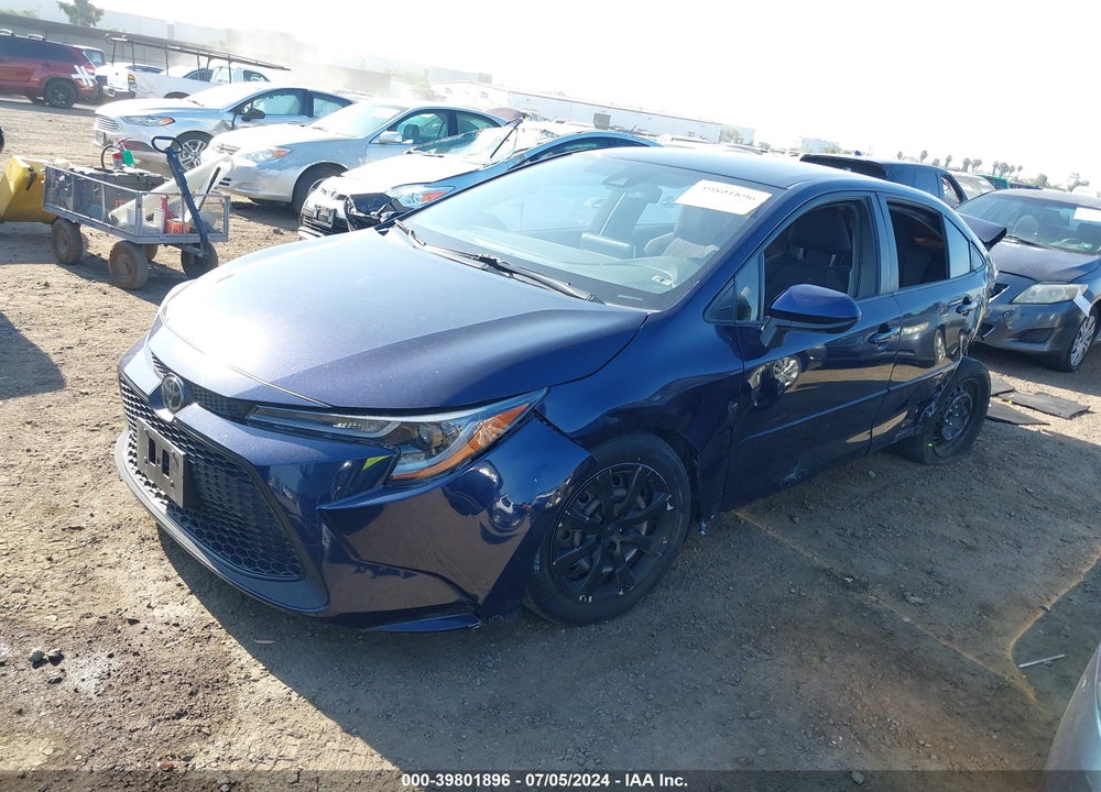 2021 TOYOTA COROLLA LE VIN: JTDEPMAE0MJ150113
