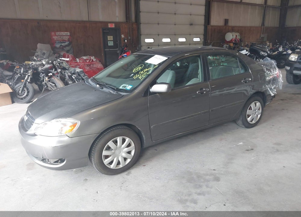 2007 TOYOTA COROLLA LE VIN: 2T1BR30E57C747587
