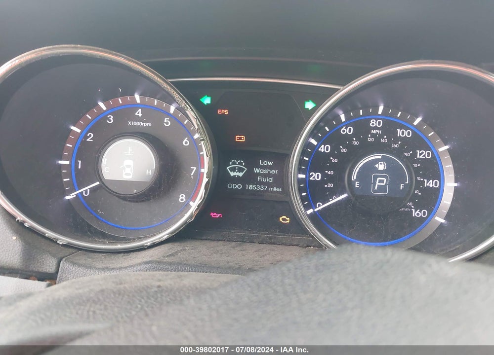 2011 HYUNDAI SONATA GLS VIN: 5NPEB4AC8BH072991