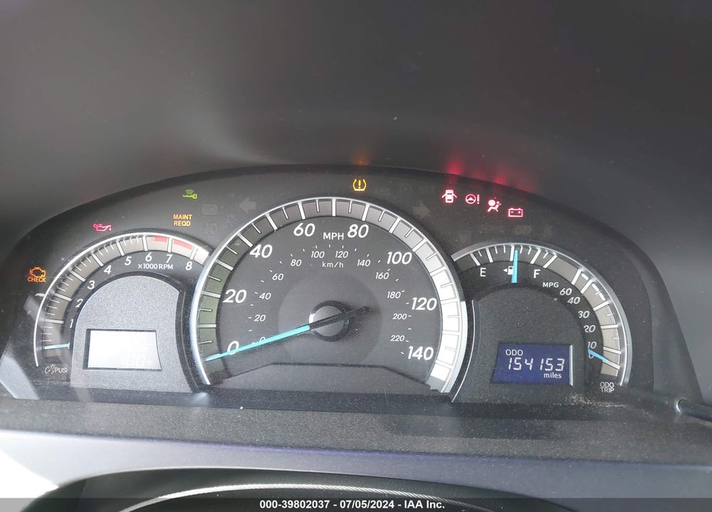 2012 TOYOTA CAMRY SE/LE/XLE VIN: 4T1BF1FK9CU013893