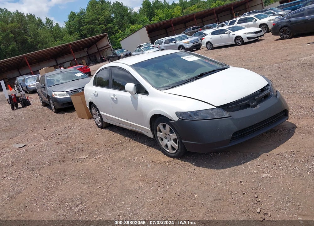 2008 HONDA CIVIC LX VIN: 2HGFA165X8H331385
