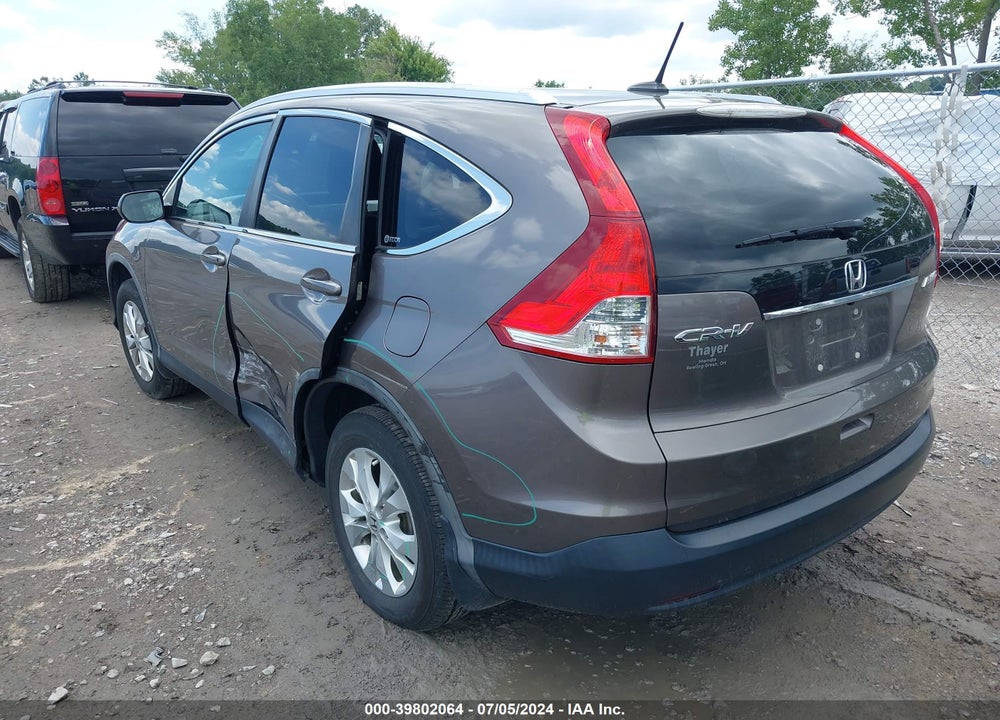2012 HONDA CR-V EX-L VIN: 5J6RM4H76CL038687