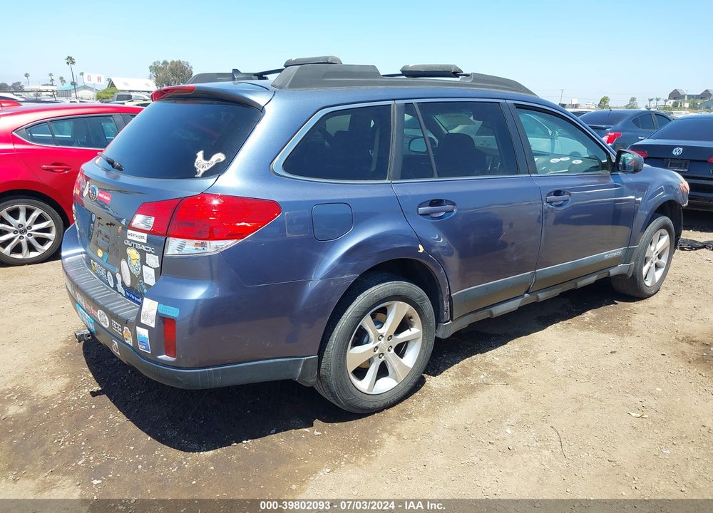 2013 SUBARU OUTBACK 2.5I LIMITED VIN: 4S4BRCKC5D3261602
