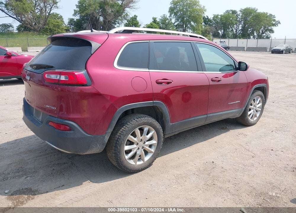 2017 JEEP CHEROKEE LIMITED 4X4 VIN: 1C4PJMDB5HW639787