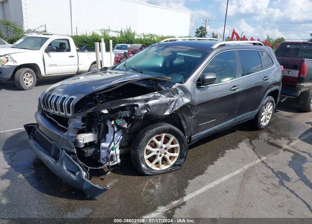 2014 JEEP CHEROKEE LATITUDE VIN: 1C4PJLCB3EW221185