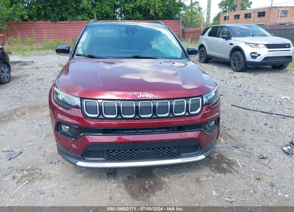 2022 JEEP COMPASS LIMITED 4X4 VIN: 3C4NJDCB3NT102961