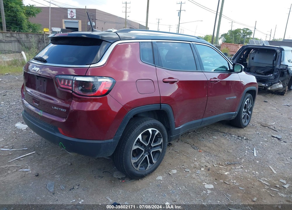 2022 JEEP COMPASS LIMITED 4X4 VIN: 3C4NJDCB3NT102961