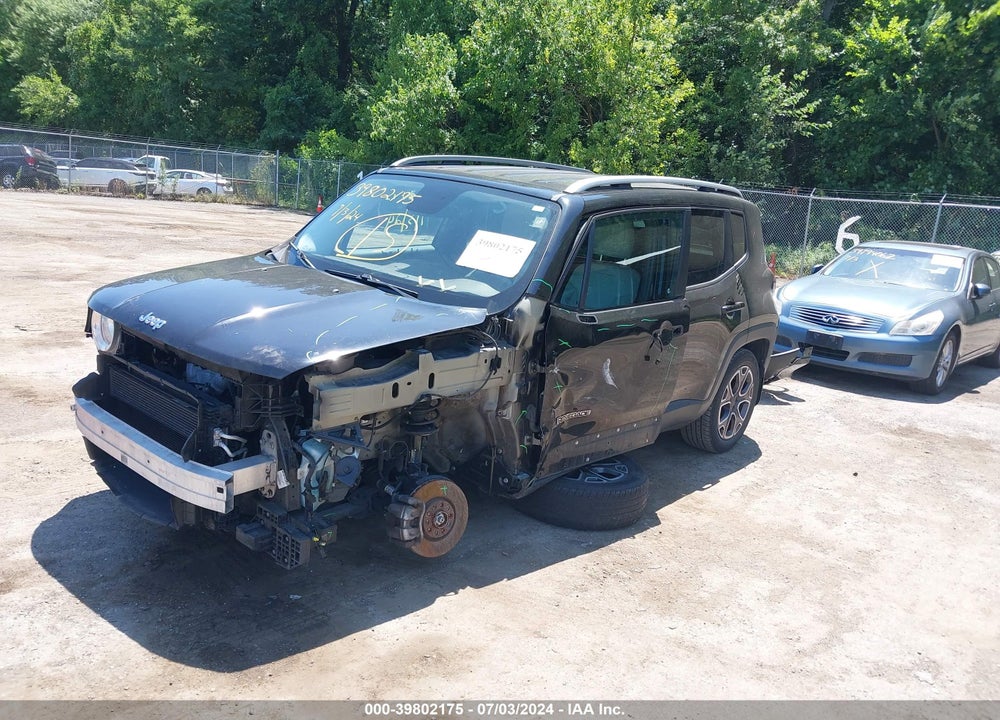 2016 JEEP RENEGADE LIMITED VIN: ZACCJADT4GPC91708