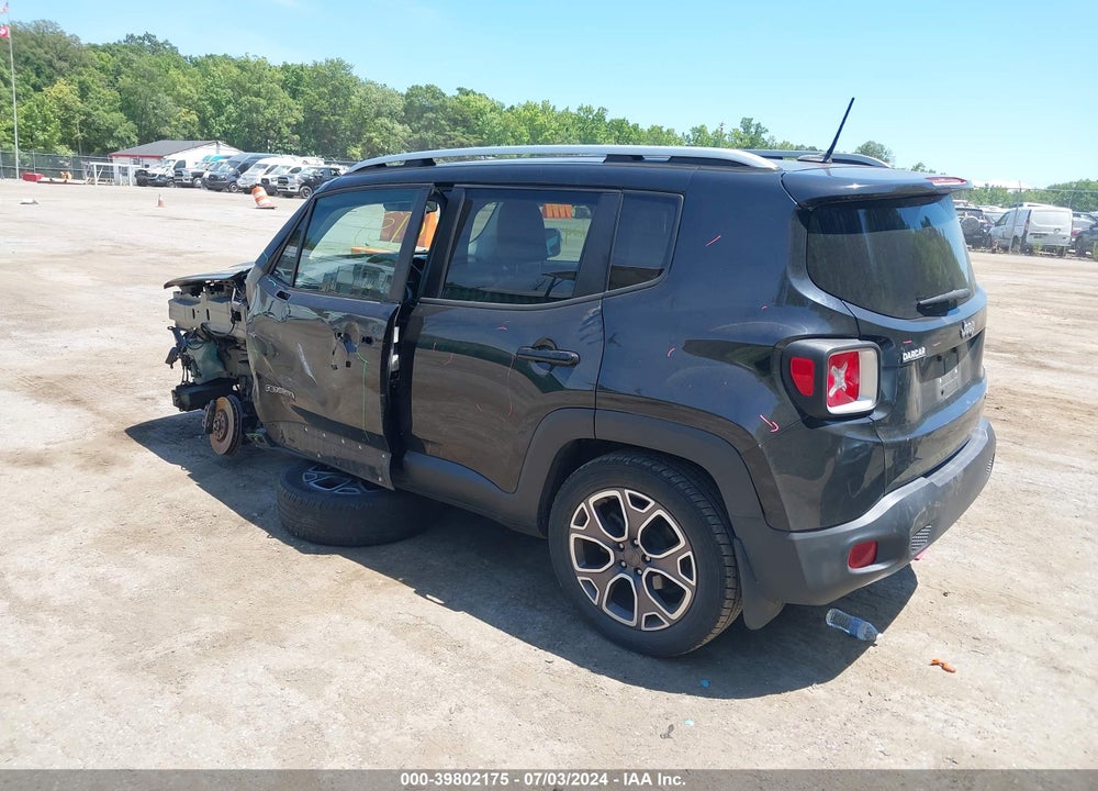 2016 JEEP RENEGADE LIMITED VIN: ZACCJADT4GPC91708