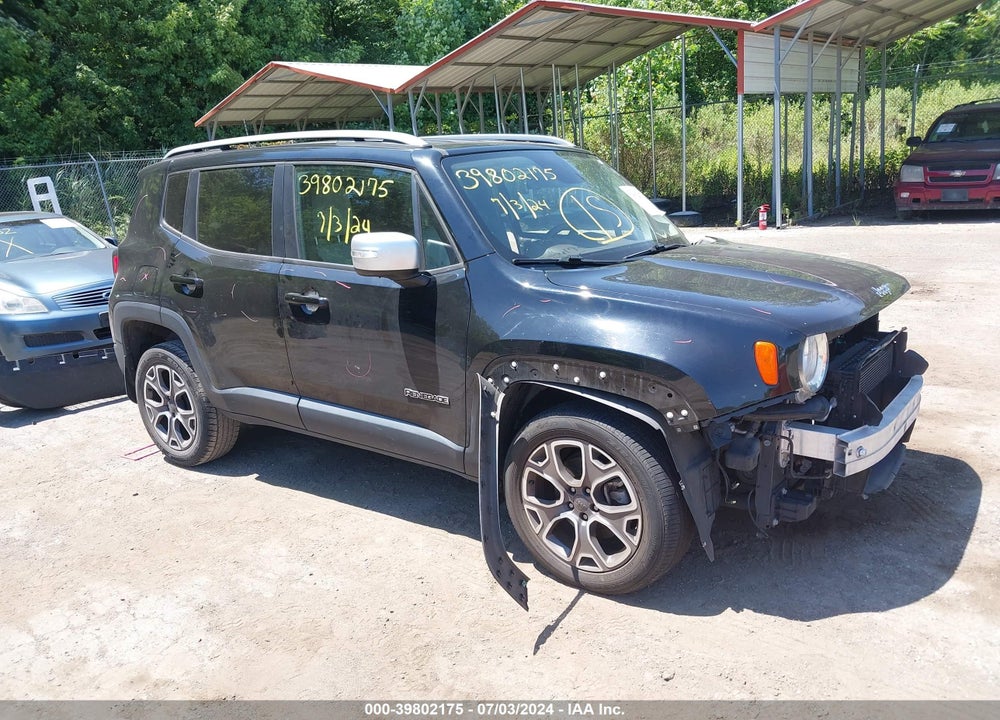 2016 JEEP RENEGADE LIMITED VIN: ZACCJADT4GPC91708