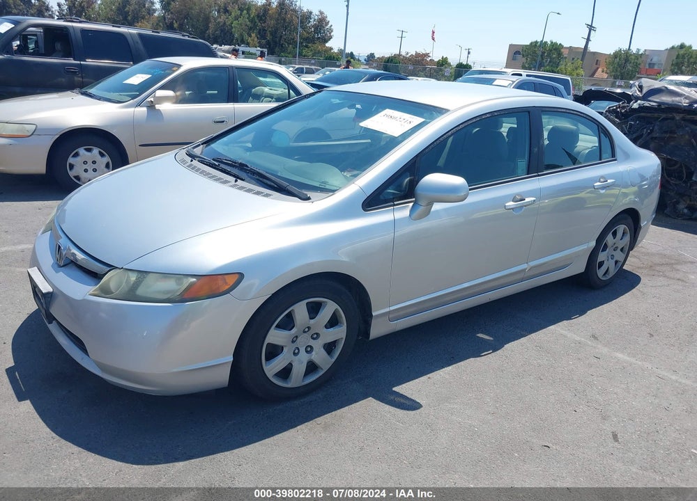2008 HONDA CIVIC LX VIN: 2HGFA16508H322548