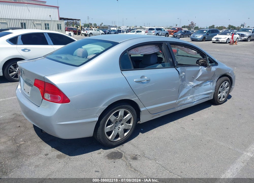 2008 HONDA CIVIC LX VIN: 2HGFA16508H322548
