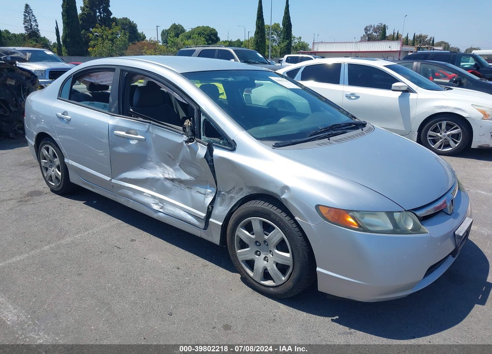 2008 HONDA CIVIC LX VIN: 2HGFA16508H322548