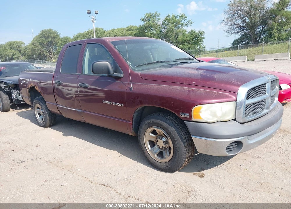 2002 DODGE RAM 1500 ST VIN: 3D7HA18N32G174865