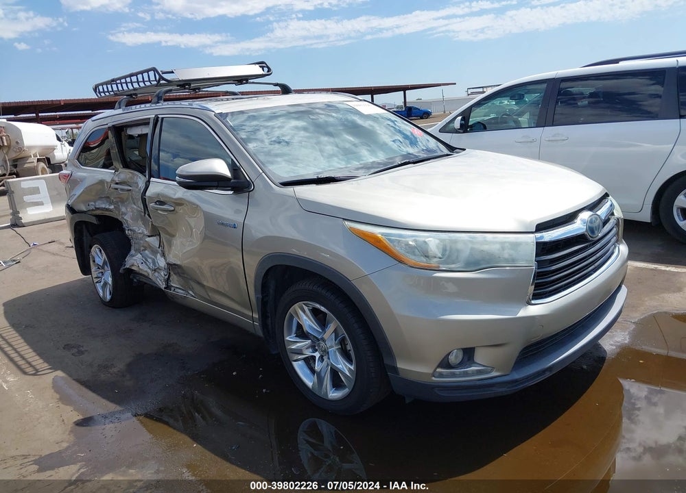 2015 TOYOTA HIGHLANDER HYBRID LIMITED VIN: 5TDDCRFH8FS008878
