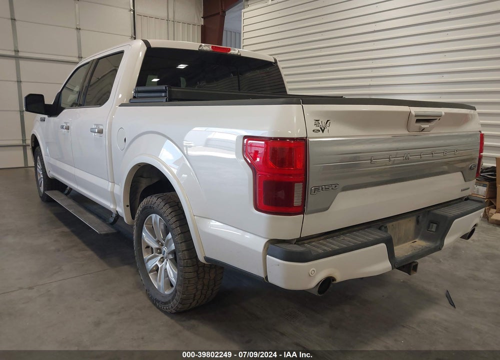 2019 FORD F-150 LIMITED VIN: 1FTEW1EG6KFC96061