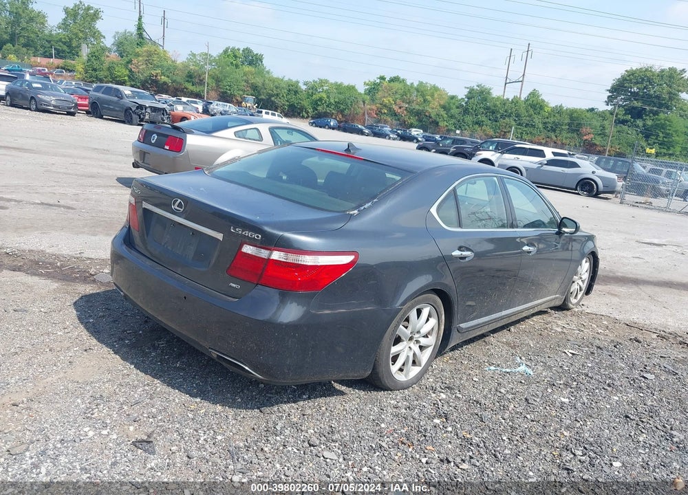 2009 LEXUS LS 460 VIN: JTHCL46F995003369