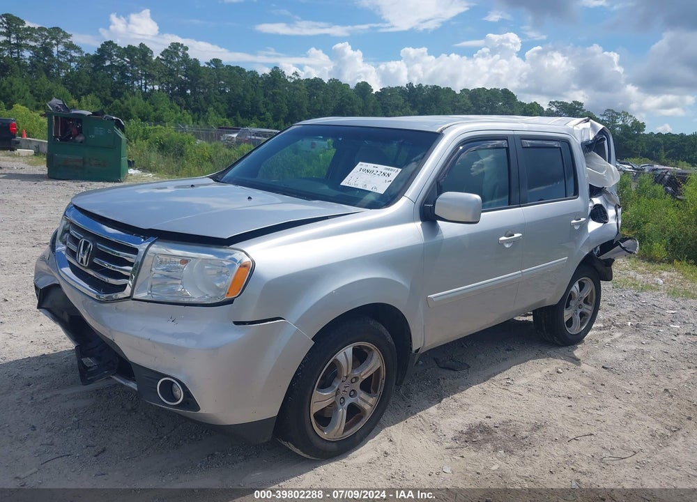 2013 HONDA PILOT EX VIN: 5FNYF4H46DB029073