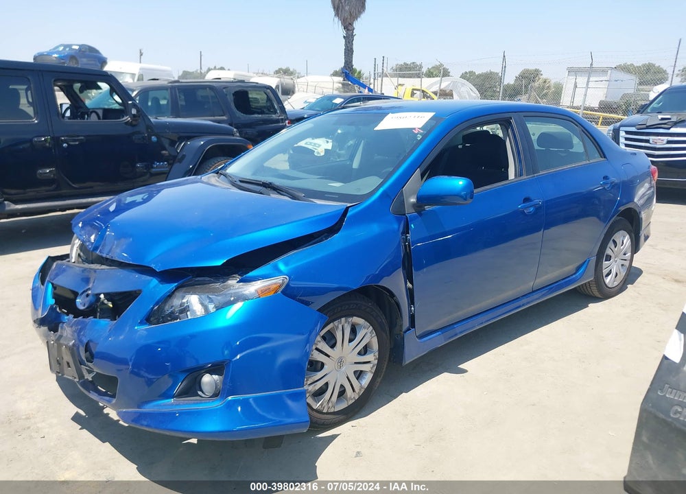 2009 TOYOTA COROLLA S VIN: 1NXBU40E49Z104217