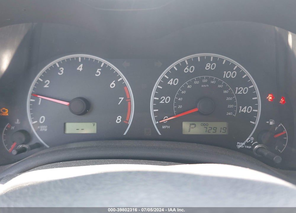2009 TOYOTA COROLLA S VIN: 1NXBU40E49Z104217