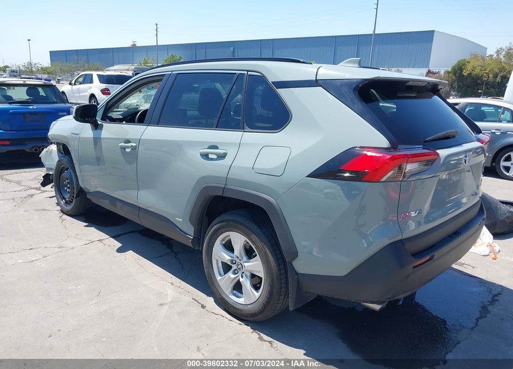 2021 TOYOTA RAV4 HYBRID XLE VIN: 2T3R6RFV0MW012387