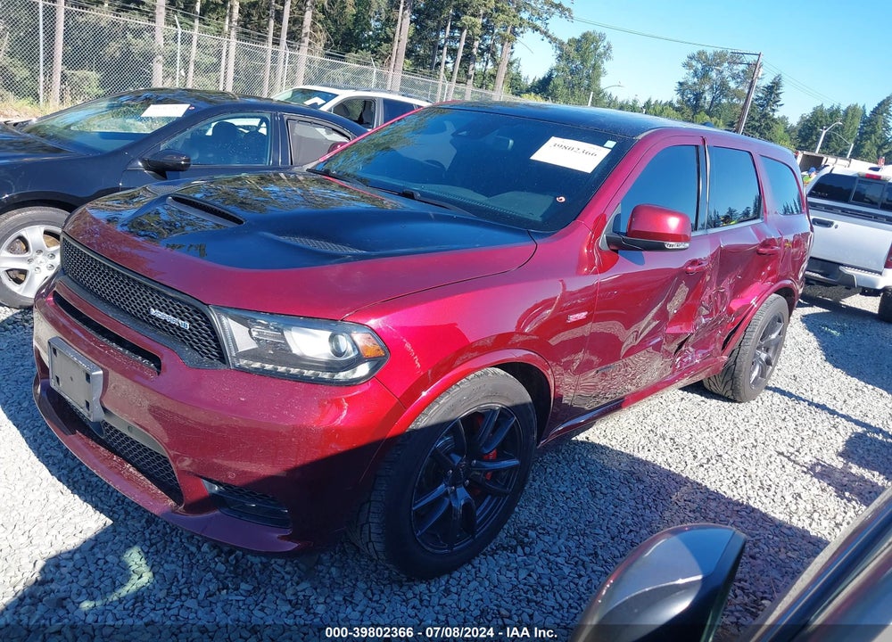 2018 DODGE DURANGO SRT AWD VIN: 1C4SDJGJ7JC495718