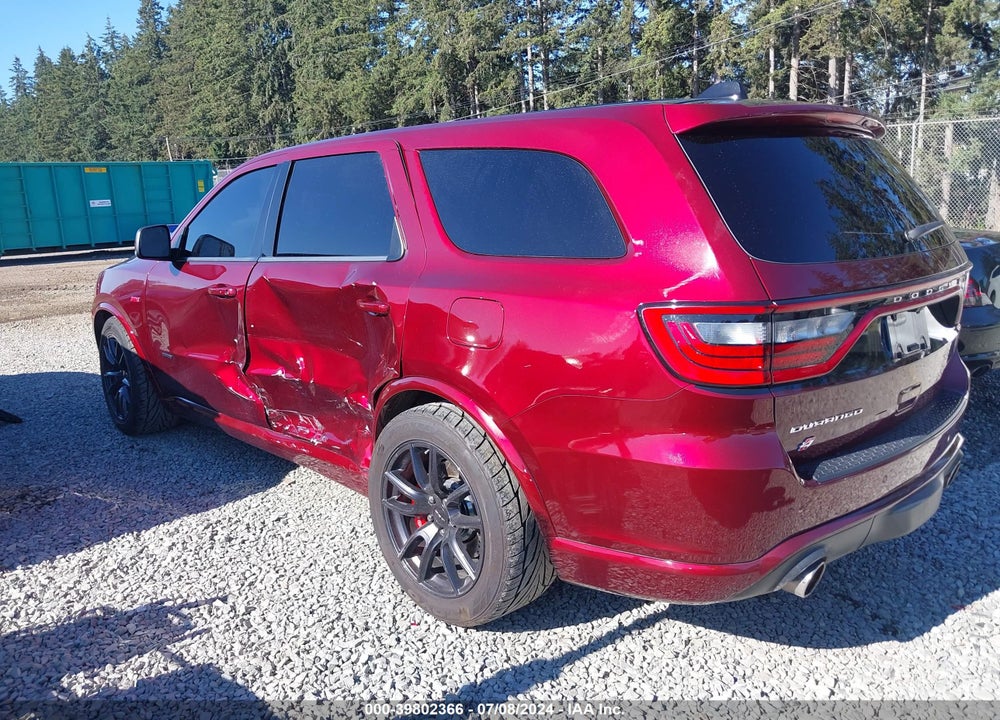 2018 DODGE DURANGO SRT AWD VIN: 1C4SDJGJ7JC495718