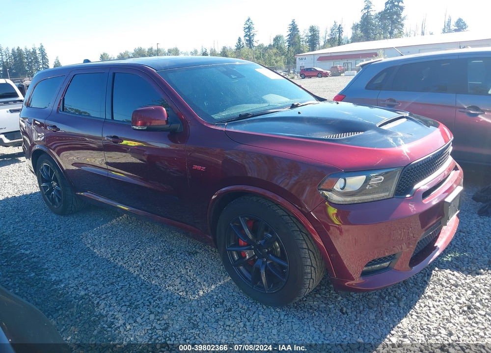 2018 DODGE DURANGO SRT AWD VIN: 1C4SDJGJ7JC495718