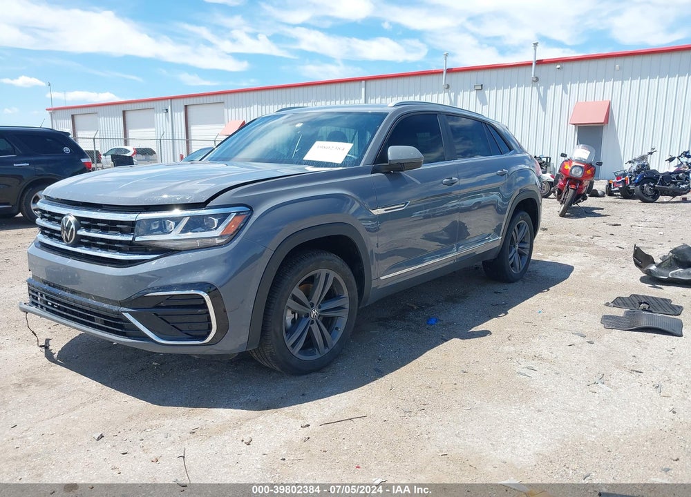 2021 VOLKSWAGEN ATLAS CROSS SPORT 3.6L V6 SE W/TECHNOLOGY R-LINE VIN: 1V2PE2CA9MC226170
