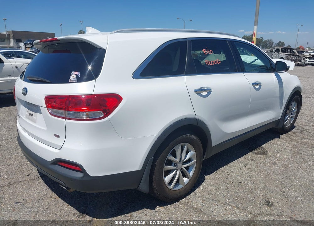 2017 KIA SORENTO 2.4L LX VIN: 5XYPG4A37HG285747