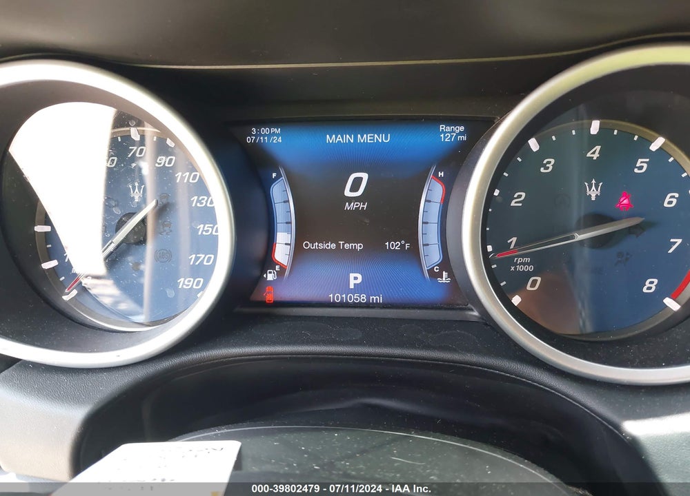 2017 MASERATI GHIBLI S Q4 VIN: ZAM57RTL2H1231849