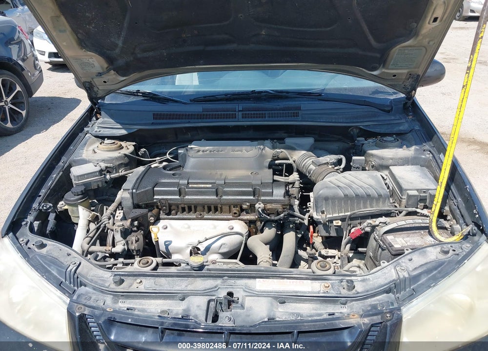 2007 KIA SPECTRA EX VIN: KNAFE121X75418860