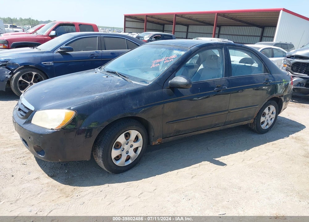 2007 KIA SPECTRA EX VIN: KNAFE121X75418860