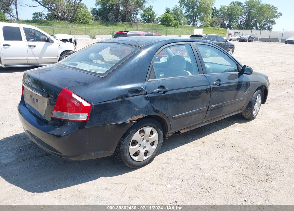2007 KIA SPECTRA EX VIN: KNAFE121X75418860
