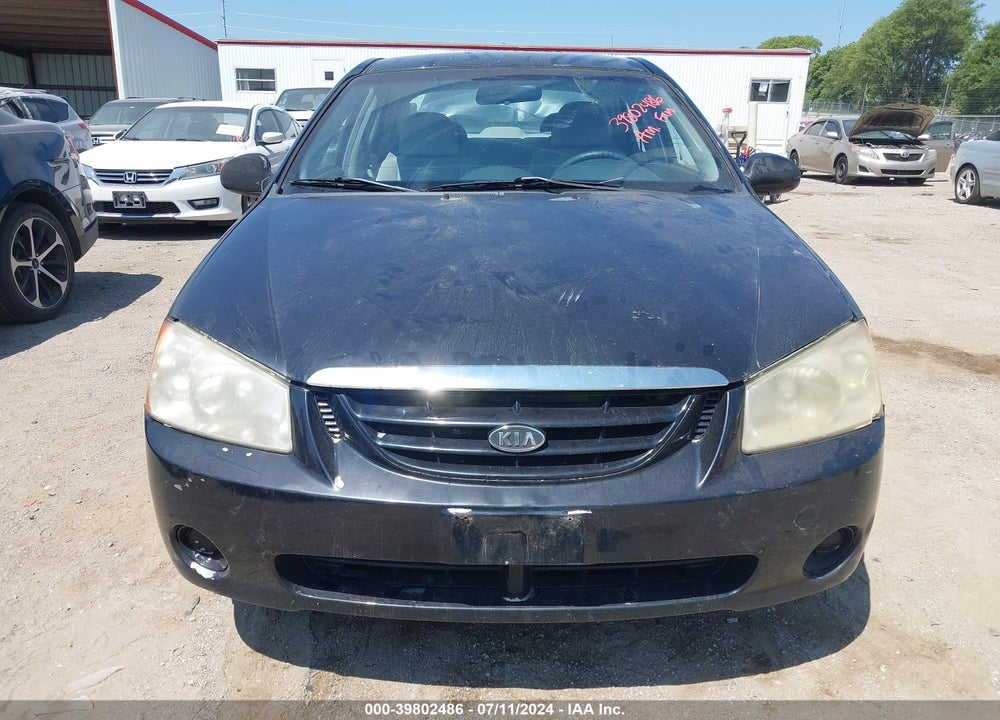 2007 KIA SPECTRA EX VIN: KNAFE121X75418860