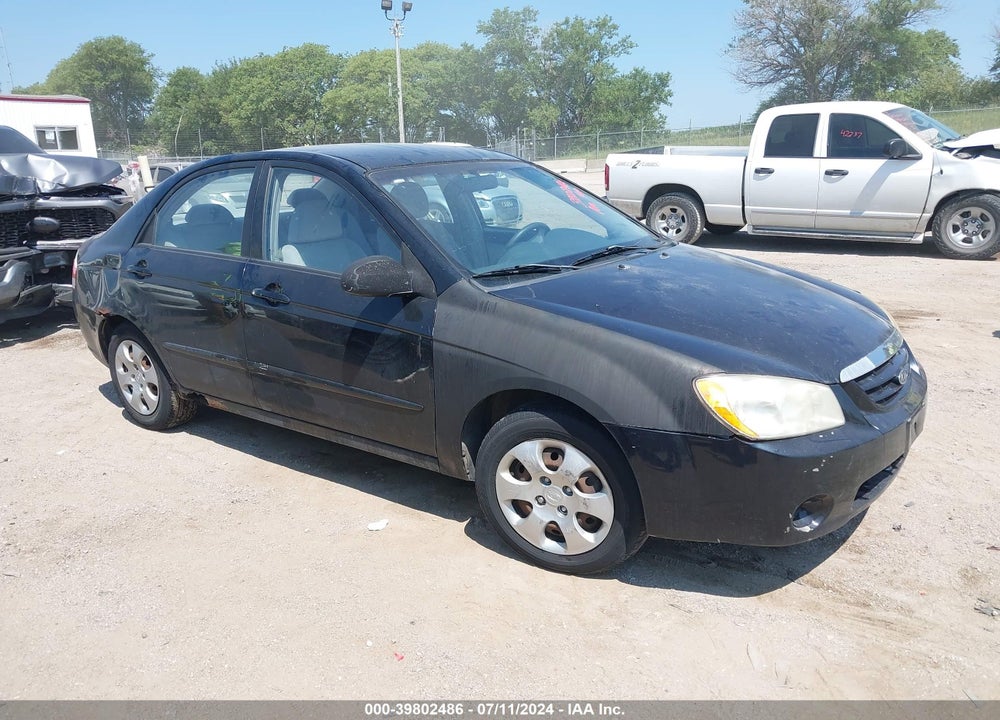 2007 KIA SPECTRA EX VIN: KNAFE121X75418860