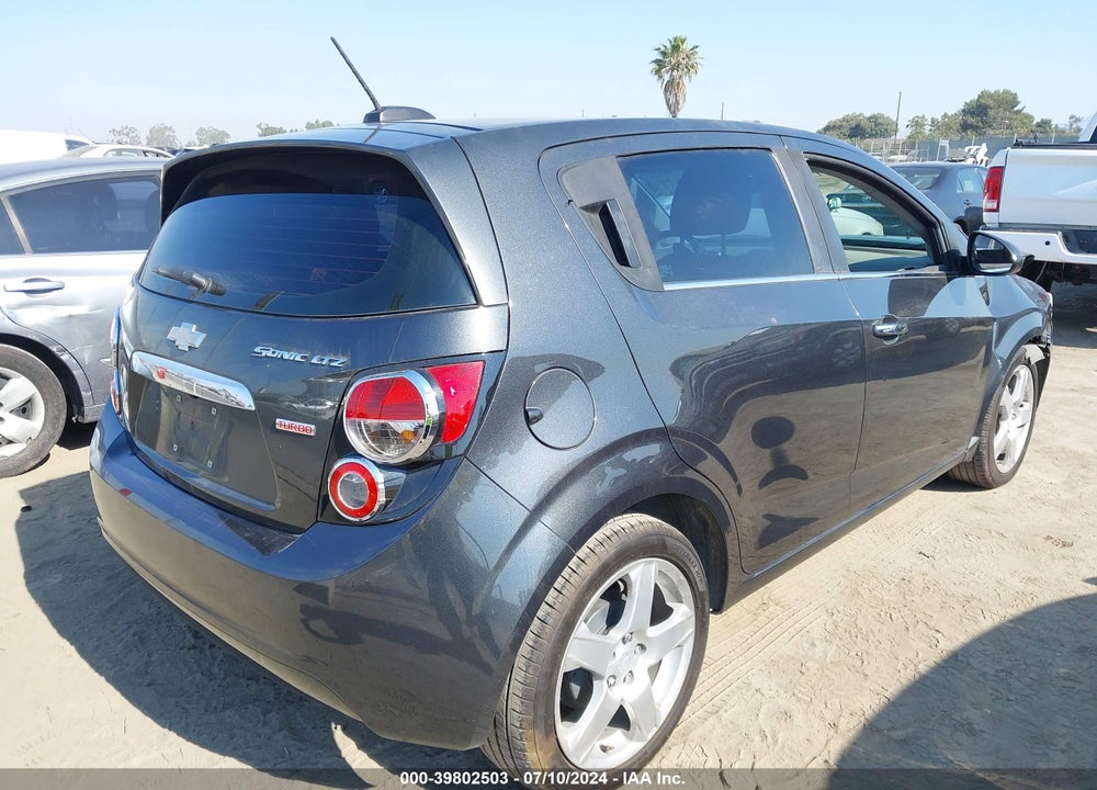 2016 CHEVROLET SONIC LTZ AUTO VIN: 1G1JE6SB9G4159912