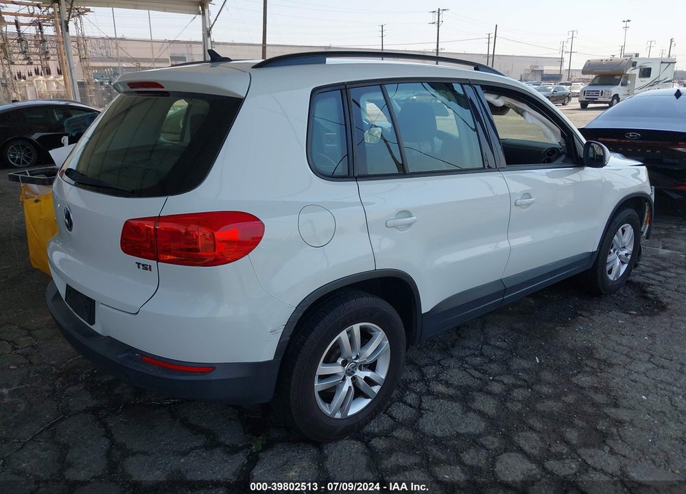 2017 VOLKSWAGEN TIGUAN 2.0T/2.0T S VIN: WVGAV7AX0HK029715