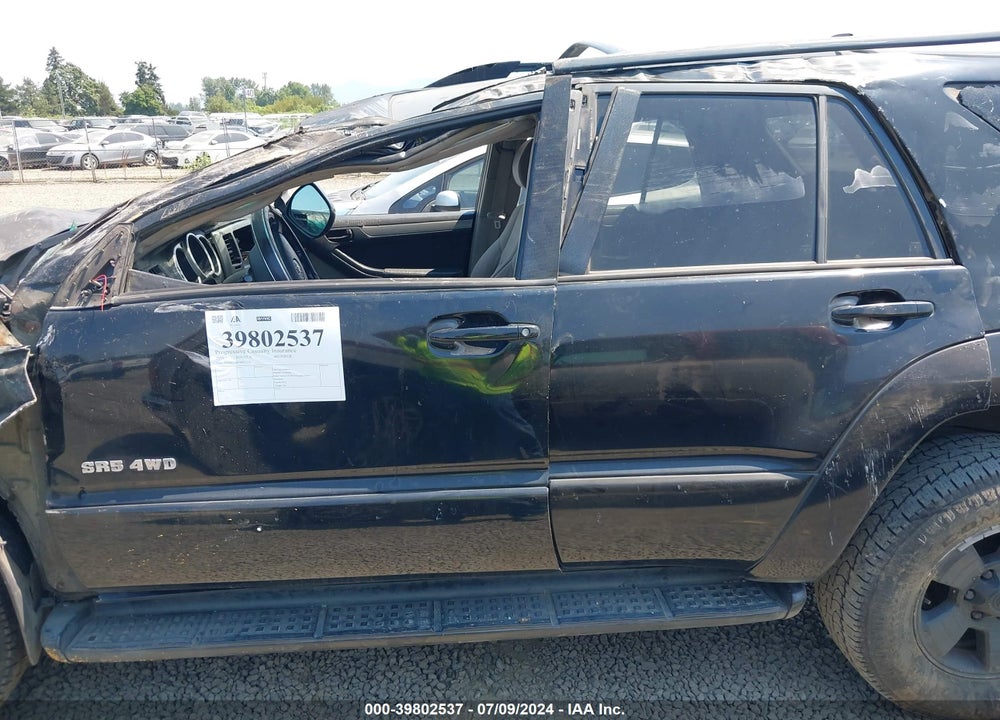 2003 TOYOTA 4RUNNER SR5 V8 VIN: JTEBT14R930021119