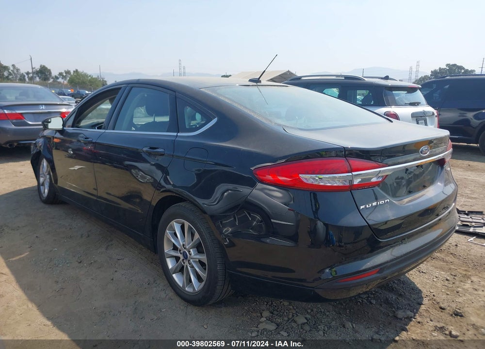 2017 FORD FUSION SE VIN: 3FA6P0H77HR335944