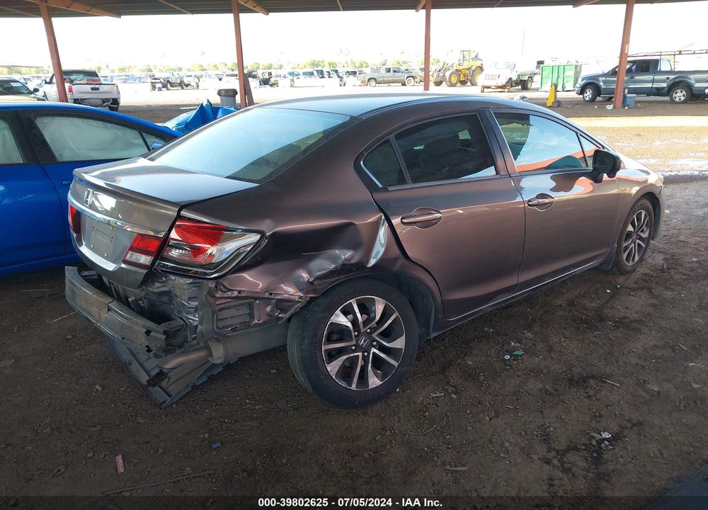 2014 HONDA CIVIC EX VIN: 19XFB2F82EE064567